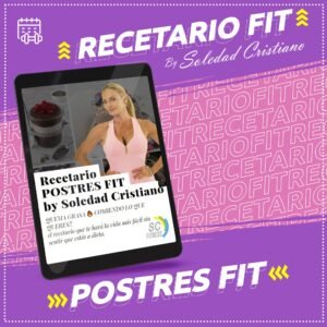 RECETARIO POSTRES FIT BY SOLEDAD CRISTIANO